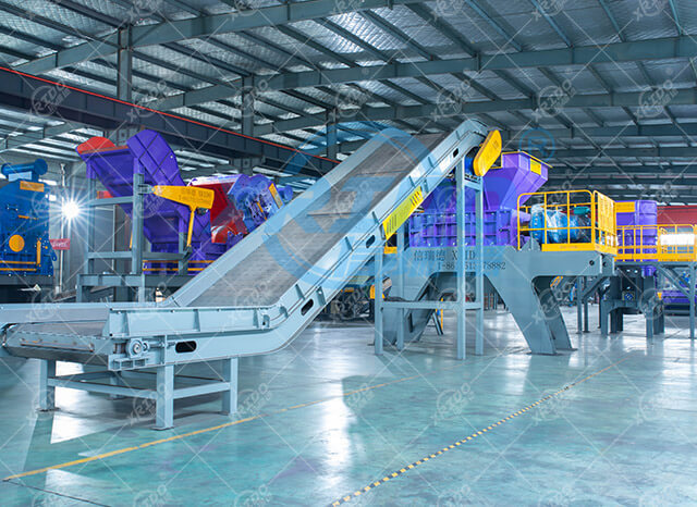 Double shaft shredder