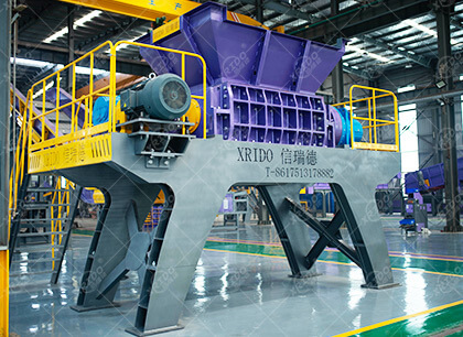 Double shaft shredder