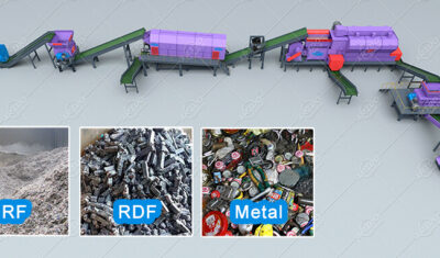 MSW to RDF briquette Plant