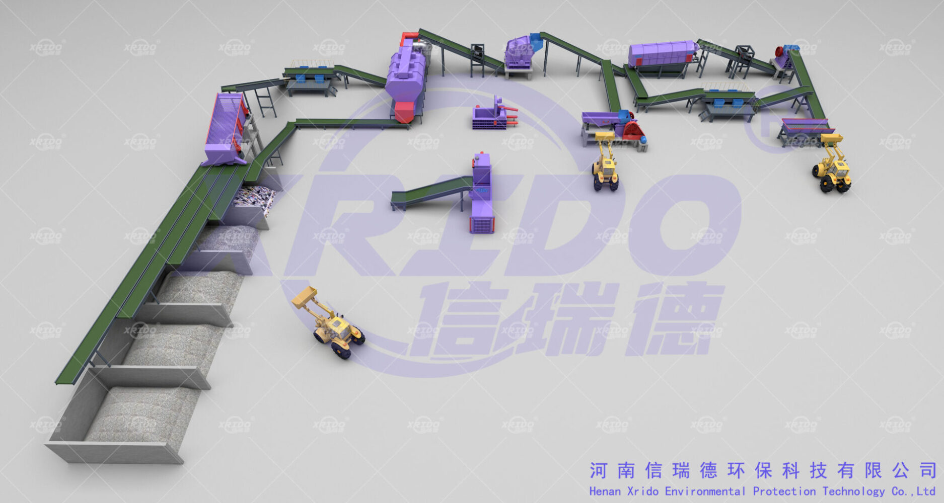 solid waste processing machines