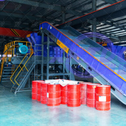 Large-Scale Mixed Municipal Solid Waste Shredder to Singapore
