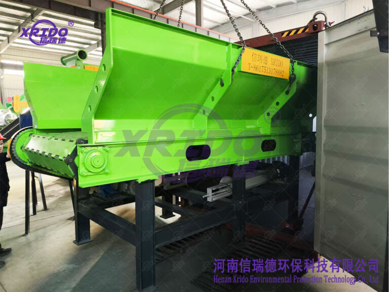250TPD municipal solid waste sorting line shipped to Brazil