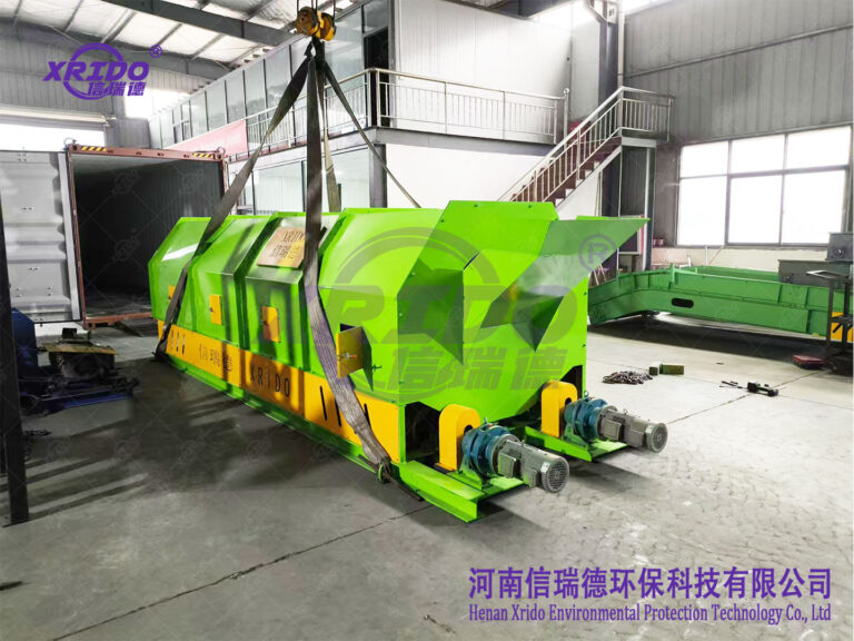 250TPD municipal solid waste sorting line shipped to Brazil