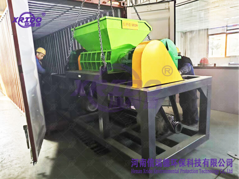 250TPD municipal solid waste sorting line shipped to Brazil