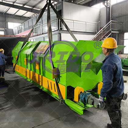 250TPD municipal solid waste sorting line shipped to Brazil