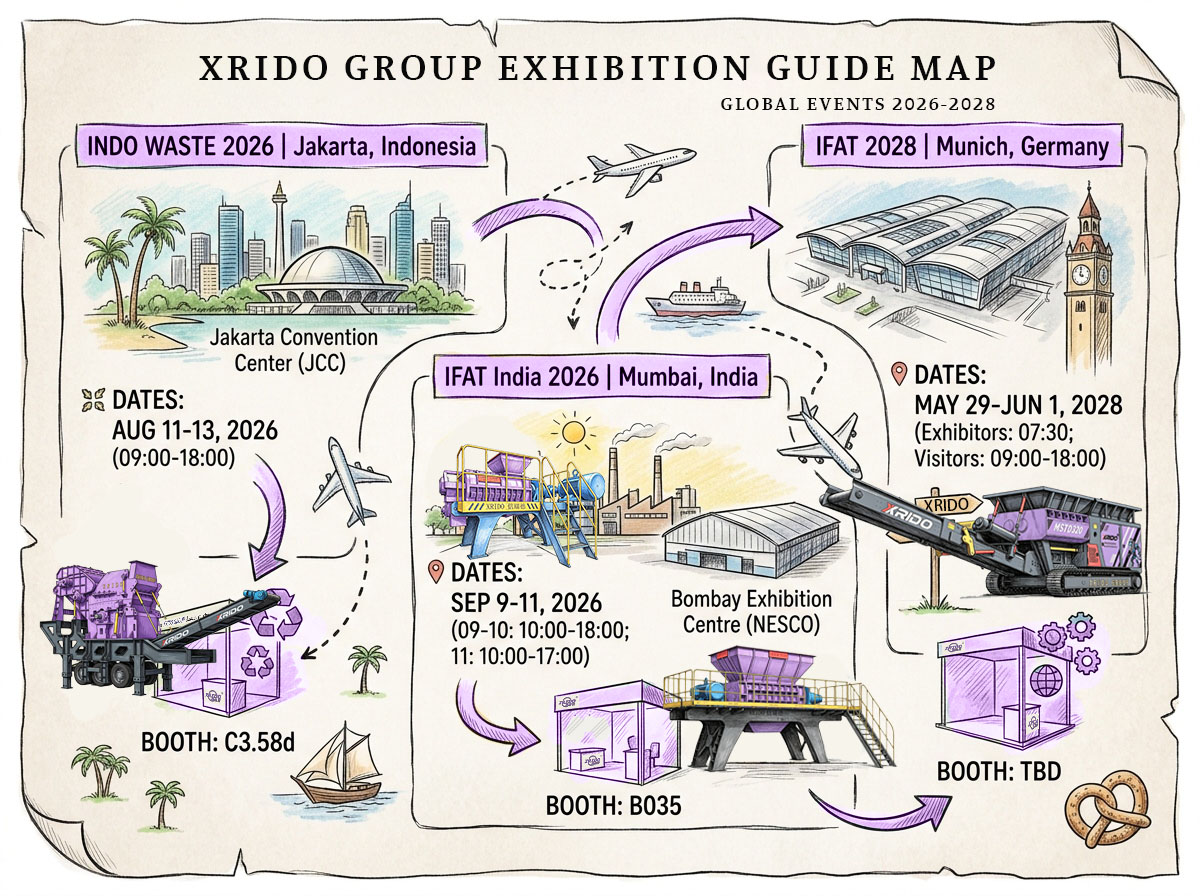 XRIDO Group’s 2026-2028 Global Exhibition Plan