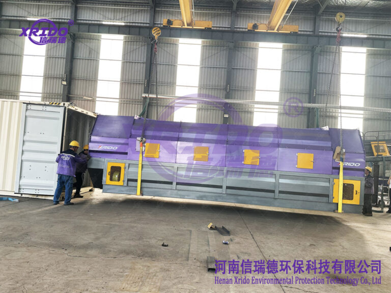 Rotary drum screen equipment shipped